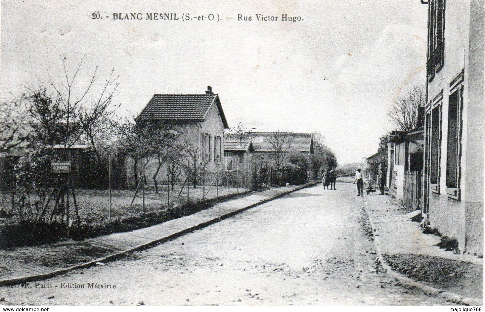 Carte Postale Ancienne  - Le Blanc-Mesnil - Rue Victor Hugo - - Le Blanc-Mesnil