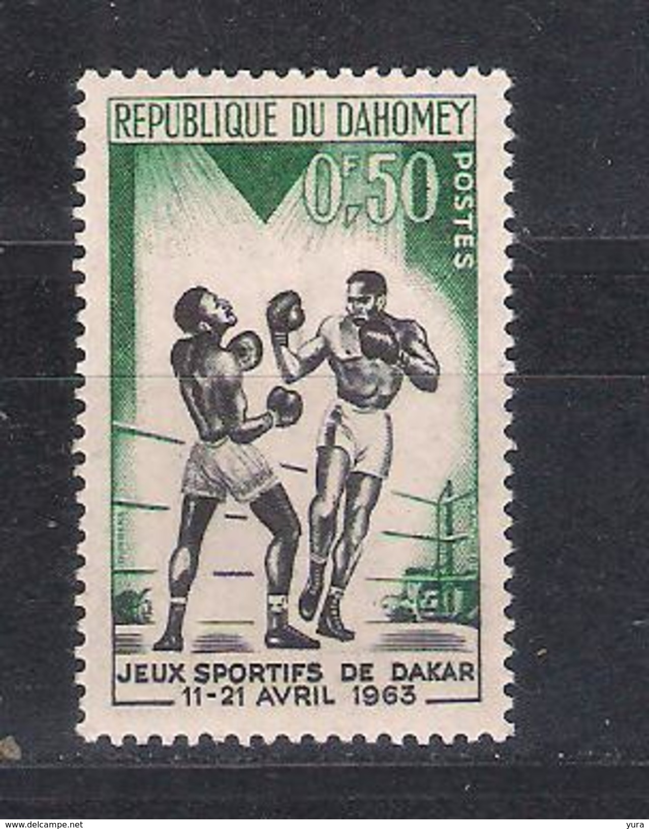 Dahomey 1963   Sc Nr 172  Boxing   MNH (a2p8) - Boxen