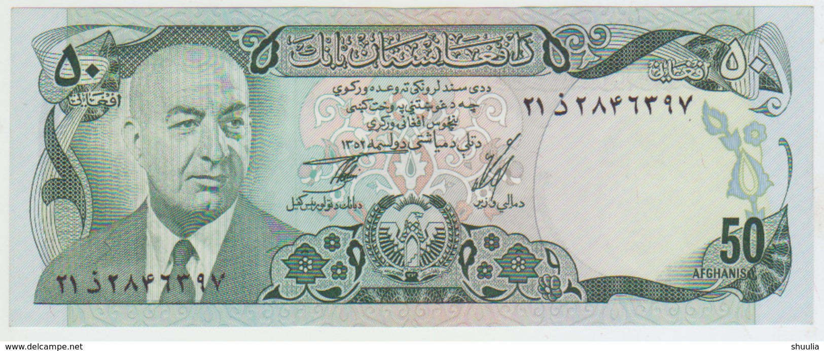 Afghanistan 50 Afghanis 1973 Pick 49a UNC - Afghanistan