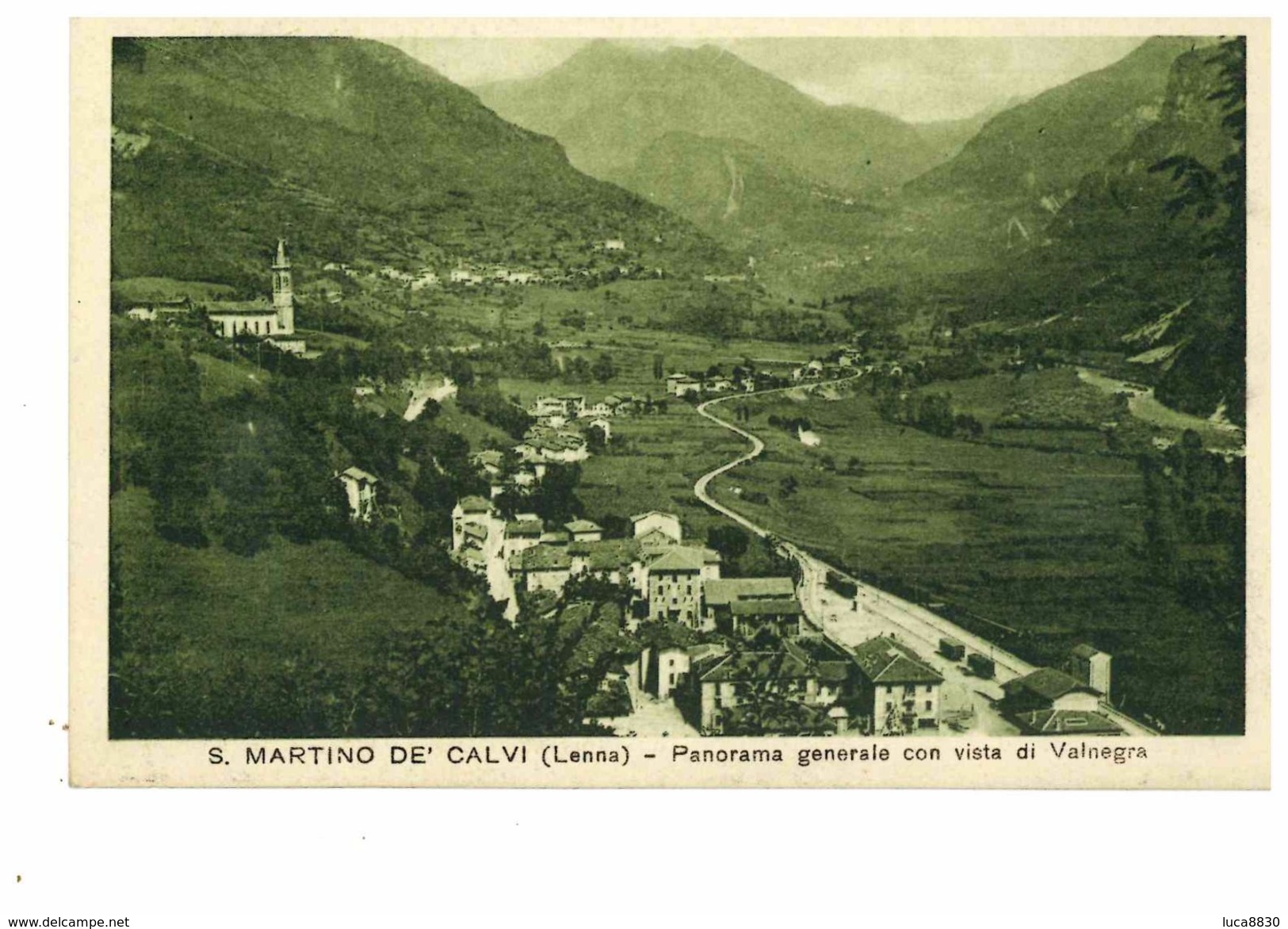 SAN MARTINO DE CALVI  Lenna, Moio De' Calvi, Piazza Brembana E Valnegra - Bergamo