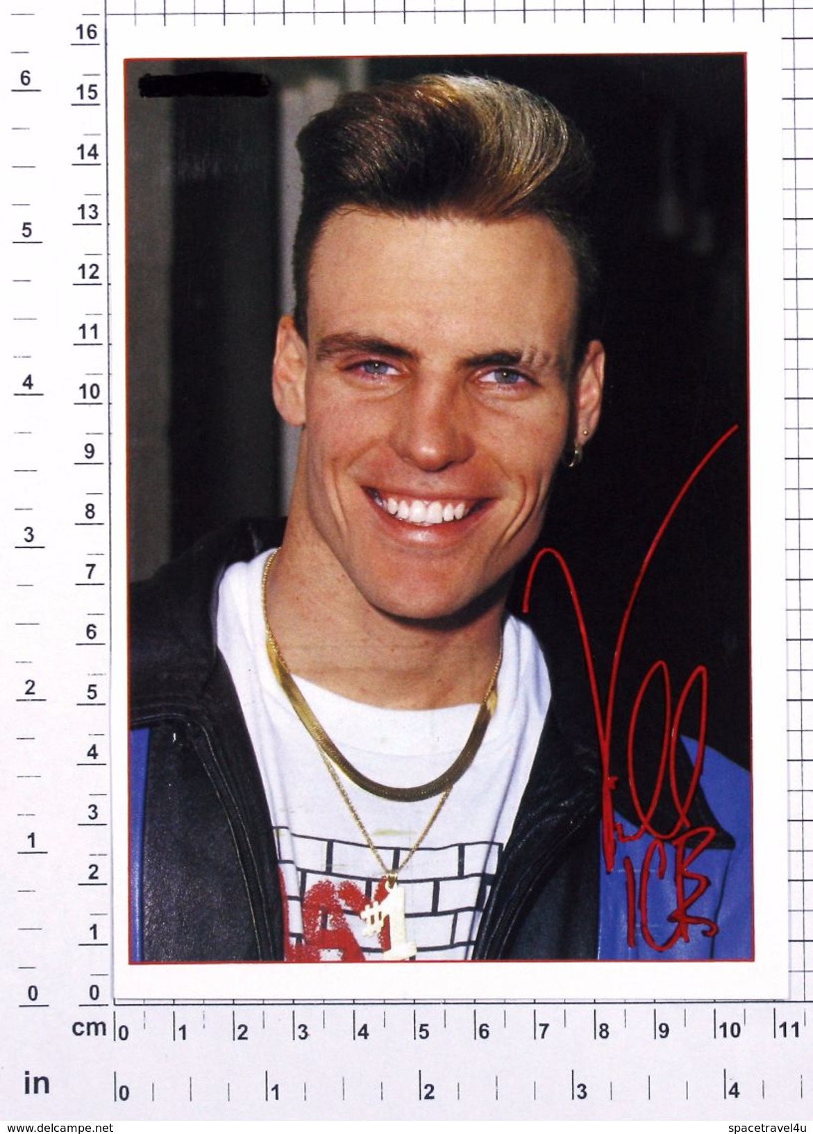 VANILLA ICE - Vintage PHOTO REPRINT - BRAVO Autogrammkarte (94-A) - Musique Et Musiciens