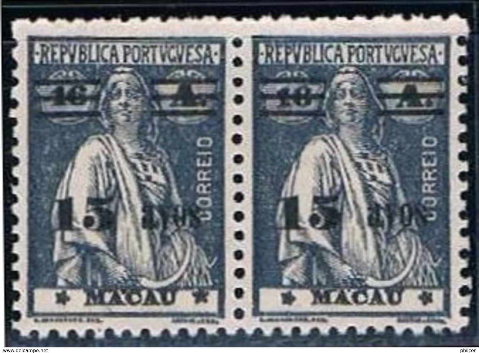 Macau, 1931/3, # 266 (III-IV; III-I), MNH - Unused Stamps