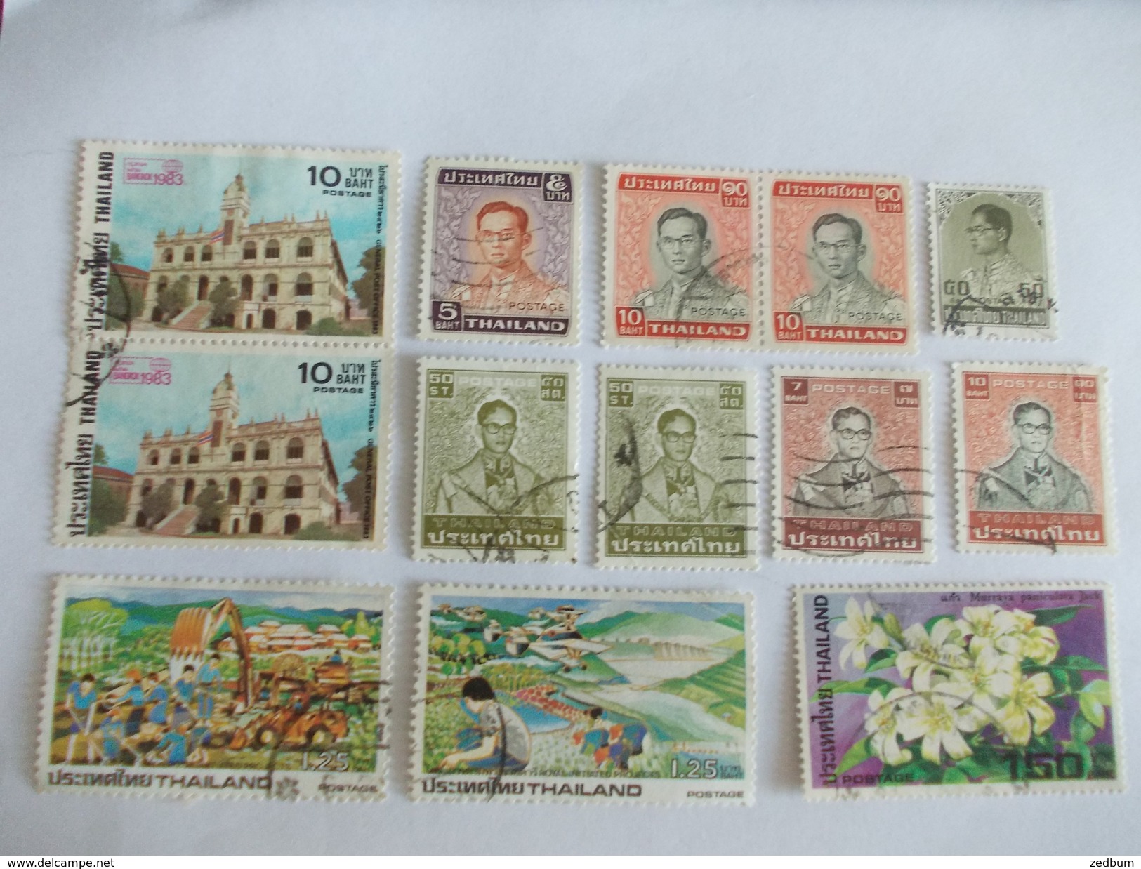 TIMBRE Thailande Thailand Valeur 6.15 &euro; - Thailand