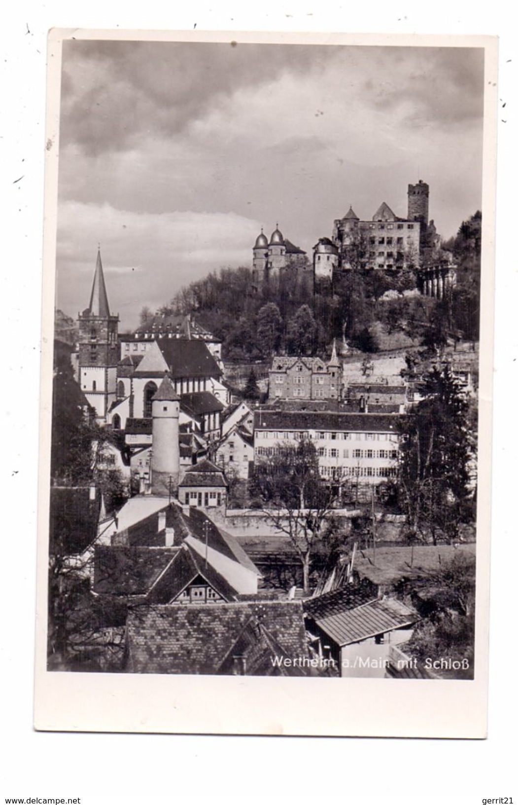 6980 WERTHEIM, Ortsansicht Mit Schloss, 193.. - Wertheim