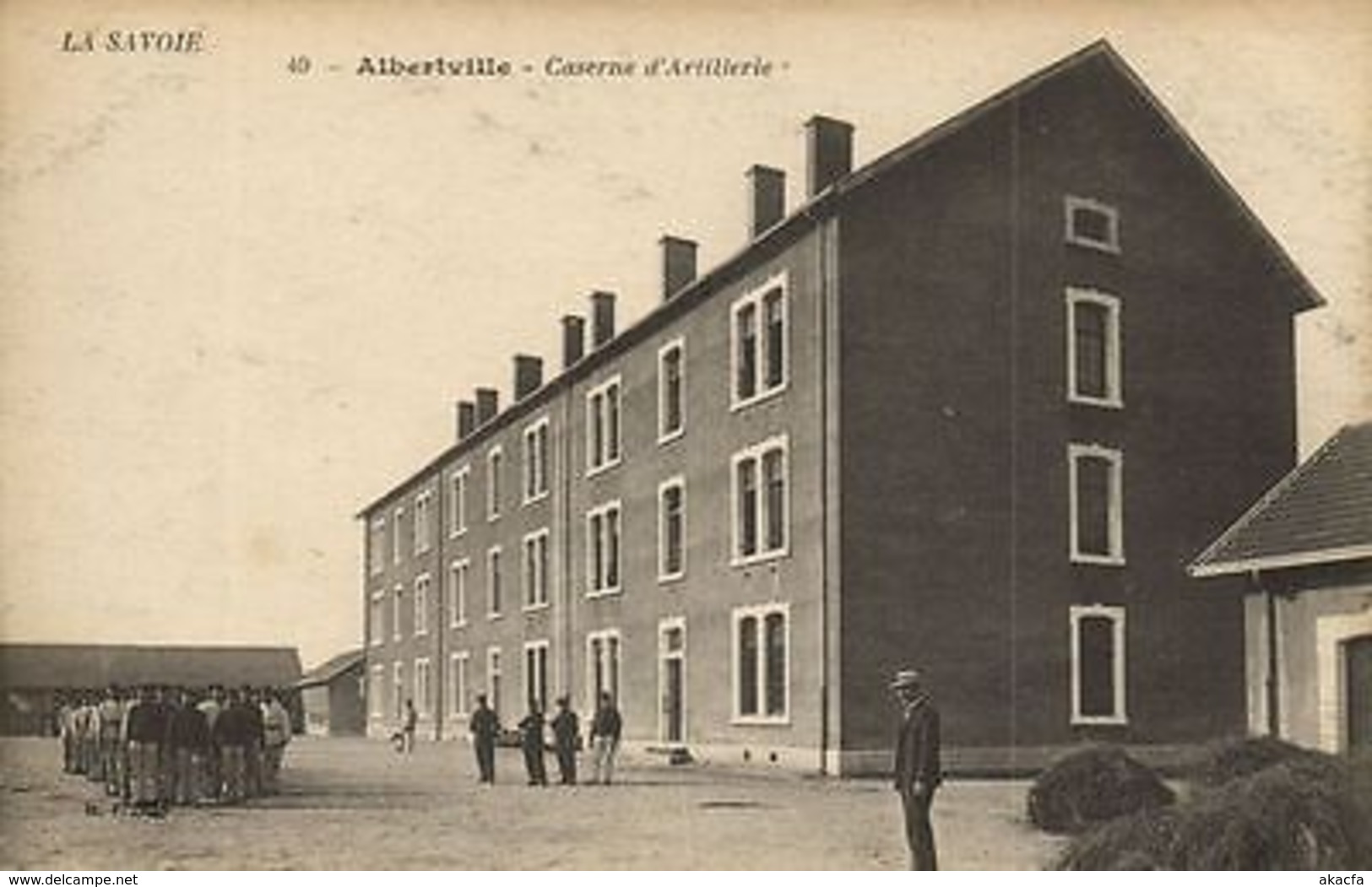 CPA Militaire (Dep.73) Albertville - Caserne D'Artillerie (91577) - Sonstige & Ohne Zuordnung