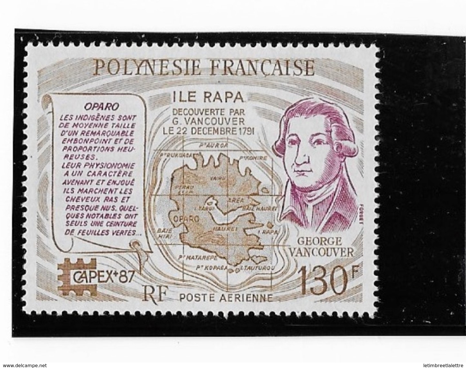 Polynésie N ° 197** Par Avion - Nuovi