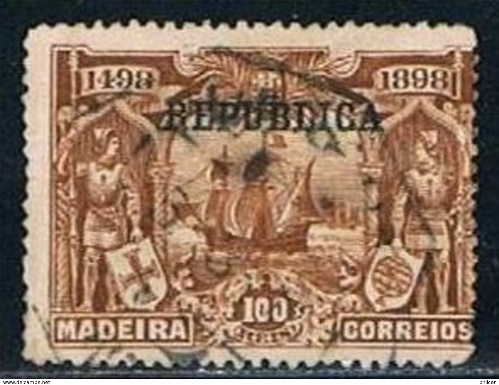 Portugal, 1911/2, # 204, Used - Gebraucht