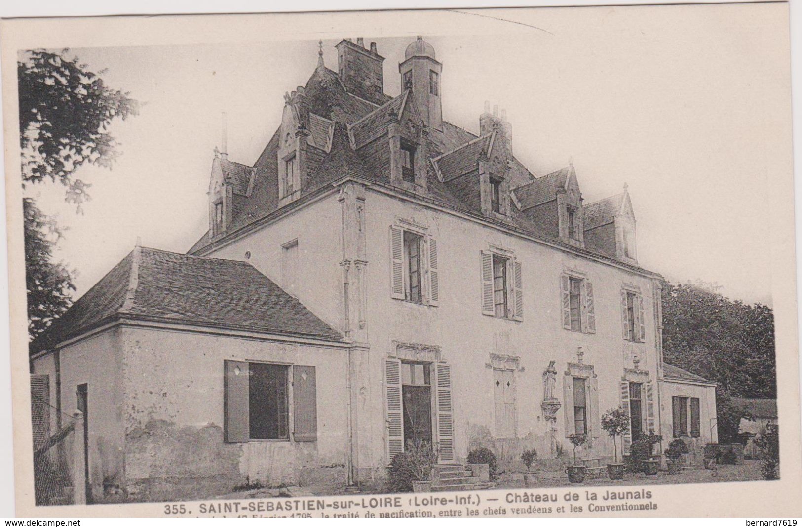 44  Saint Sebastien Sur Loire  Chateau De La  Jaunais - Saint-Sébastien-sur-Loire