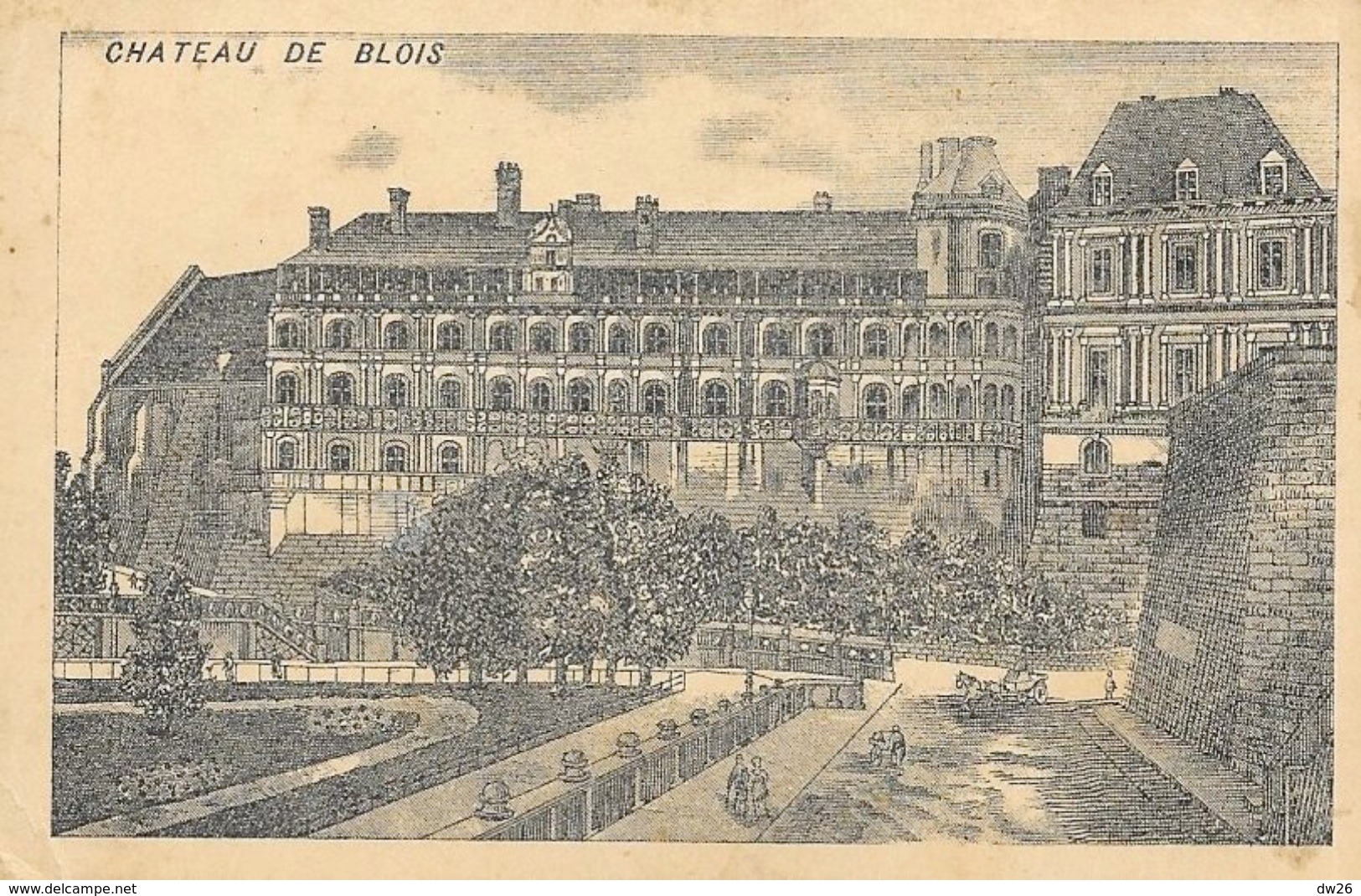 Gravure: Chocolat De L'Hermitage De Stérimberg, Tain (Drôme) - Château De Blois - Otros & Sin Clasificación