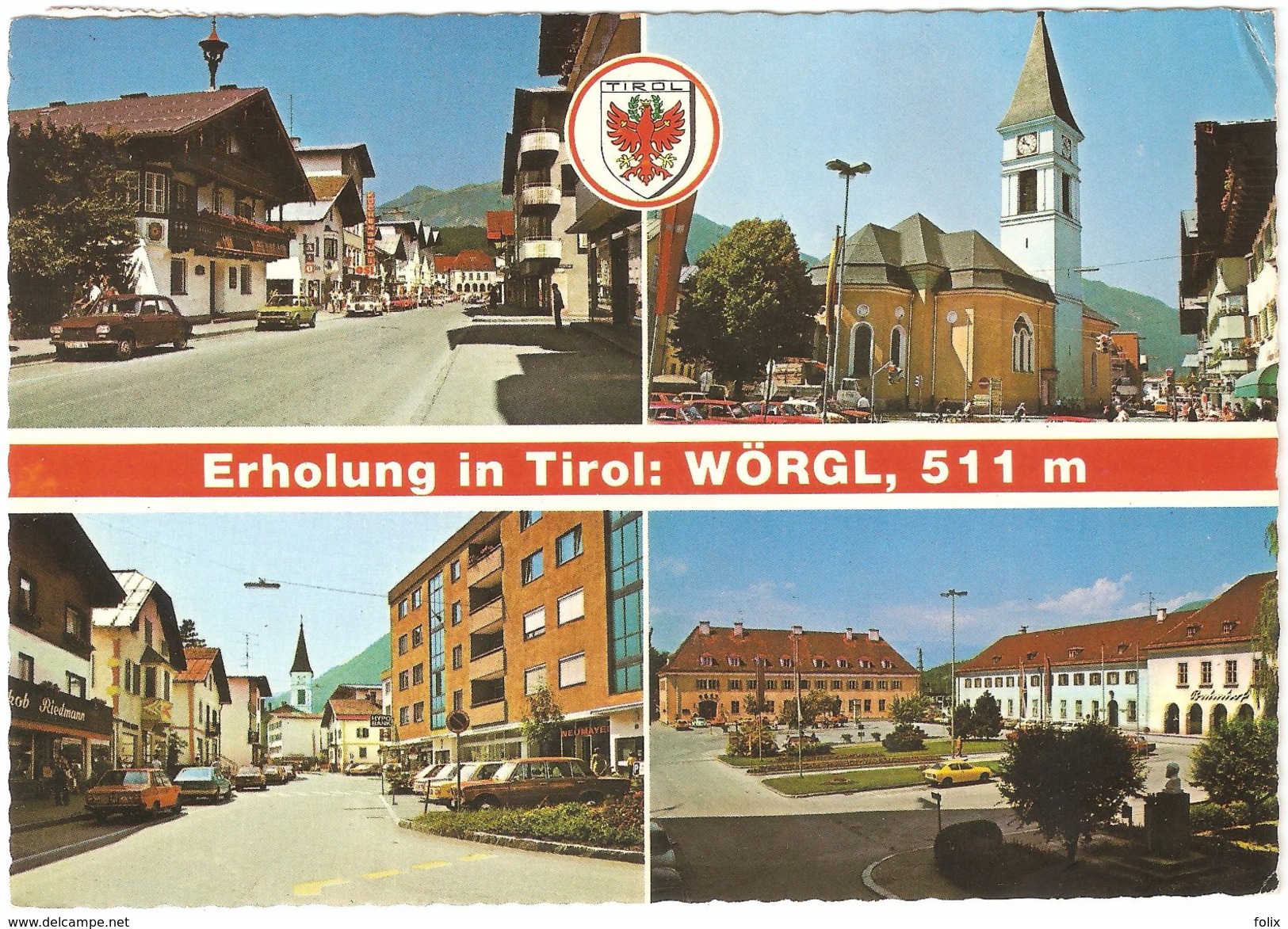 Wörgl - Erholung In Tirol - Fremdenverkehrsstadt Im Inntal - Gelaufen - Classic Cars - Wörgl