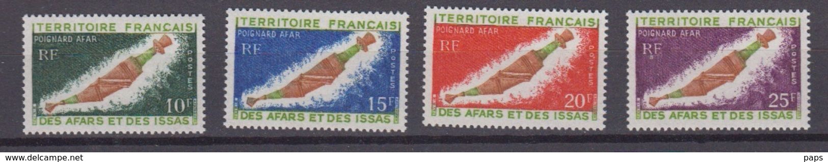 AFARS & ISSAS-1970-N°357/360** POIGNARD - Ongebruikt