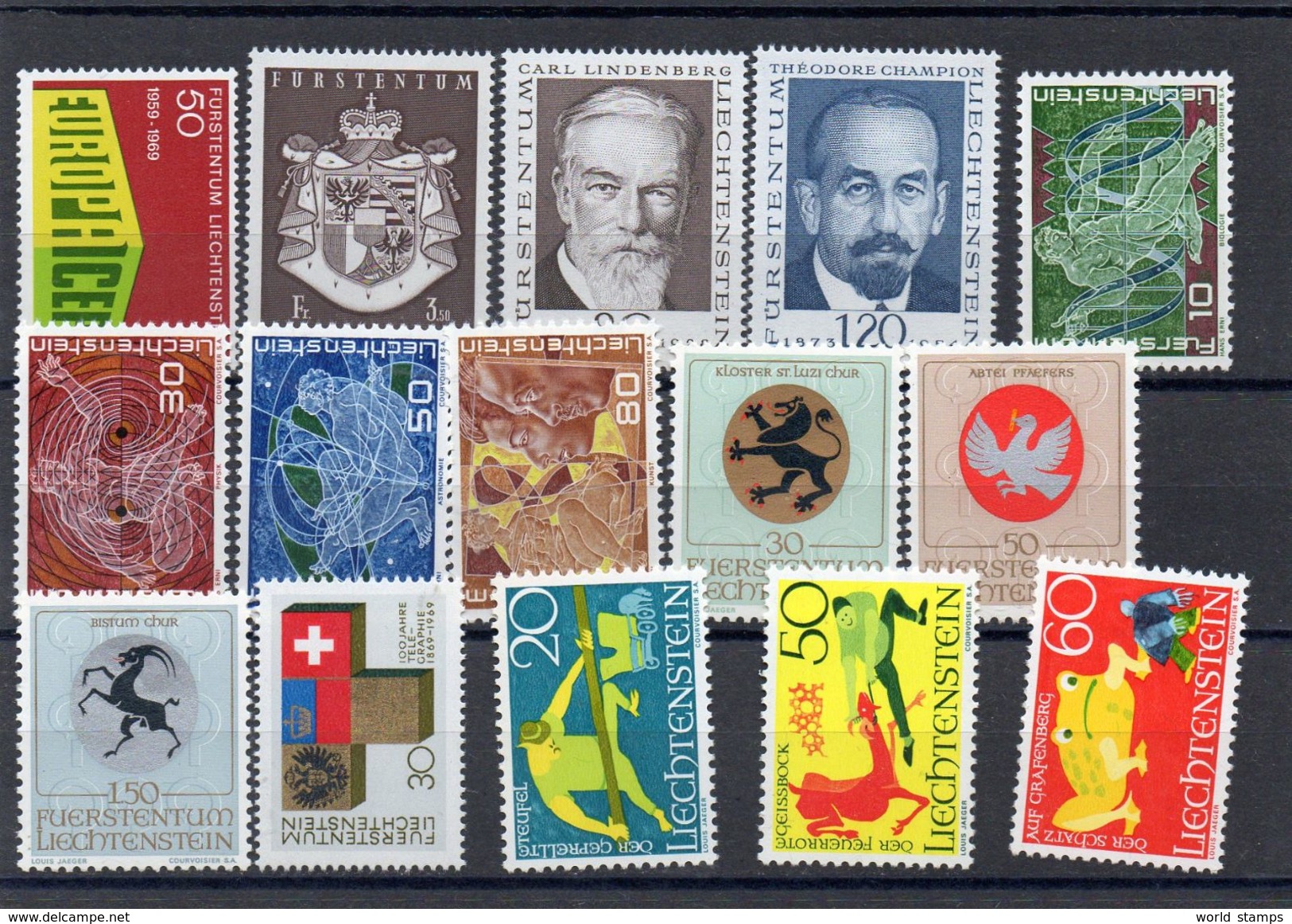 LIECHTENSTEIN 1969 ** - Annate Complete