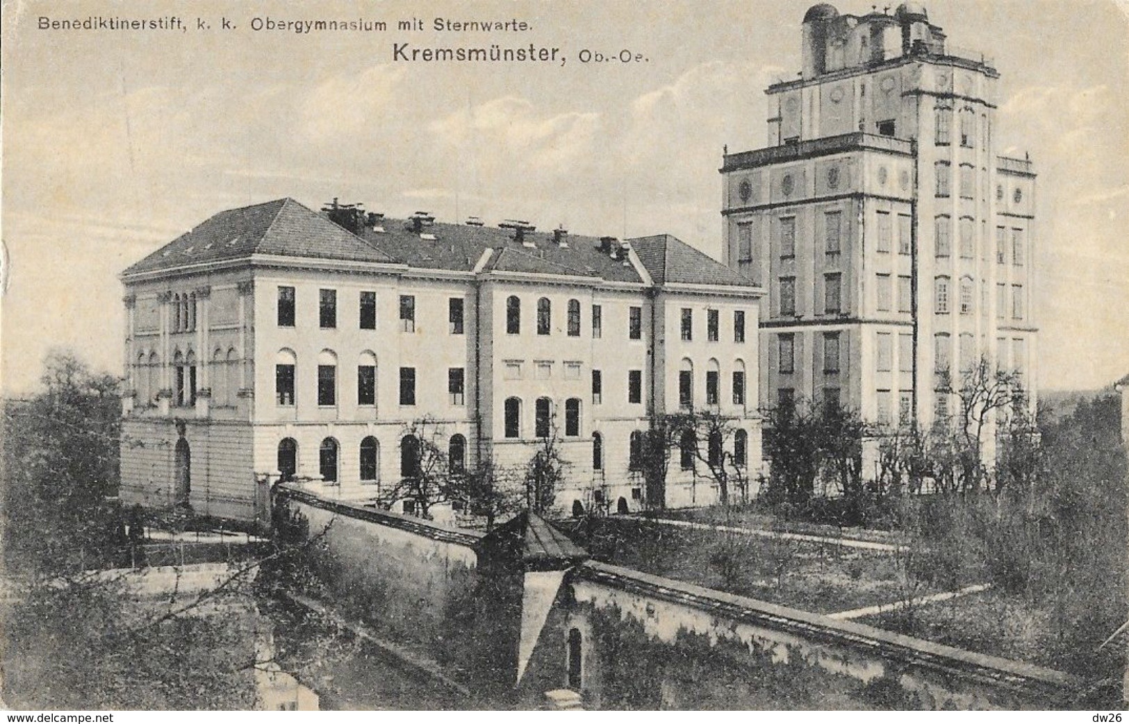 Kremsmünster - Benediktinerstift, K. K. Obergymnasium Mit Sternwarte - Verlag Hans Merzeder - Carte Non Circulée - Kremsmünster