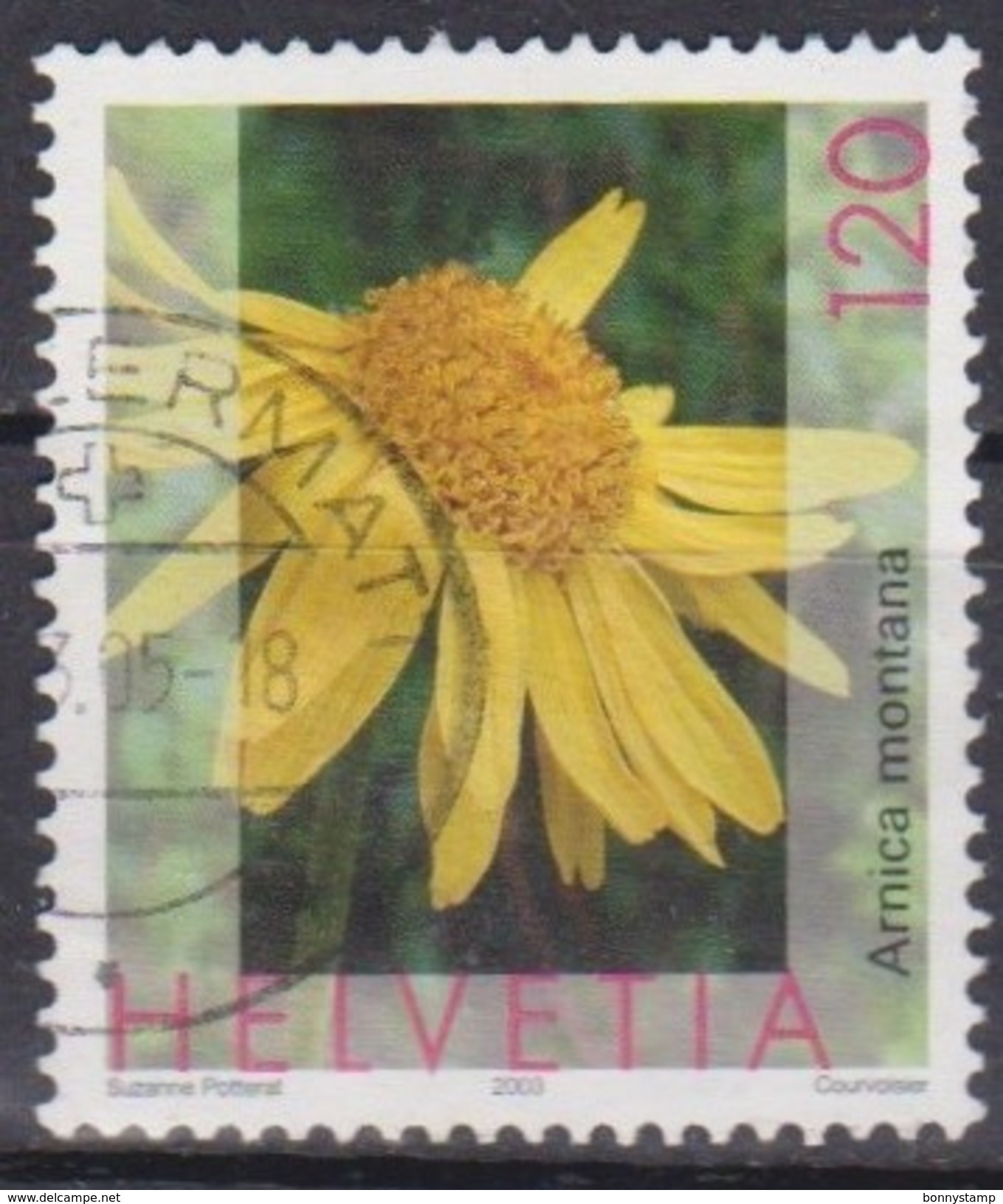 Svizzera, 2003 - 120c Arnica Montana - Nr.1145 Usato° - Used Stamps