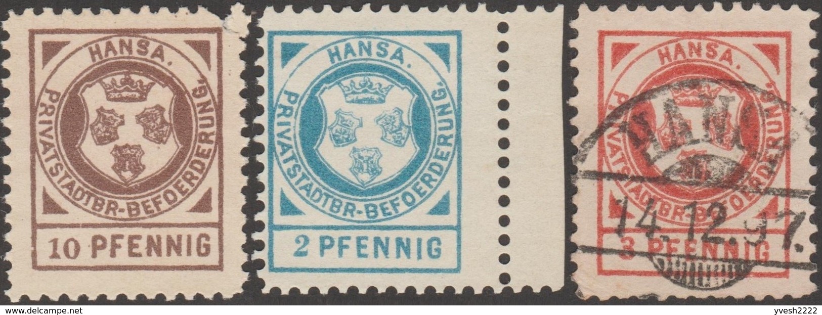 Kaliningrad 1894 Et 1896. 3 Timbres De Poste Locale. Voir Scans - Zemstvos