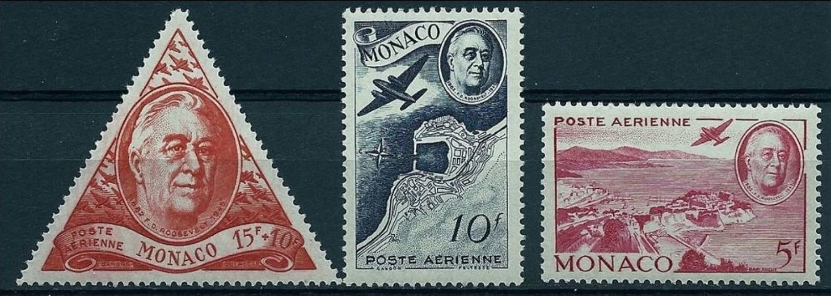 Leco -  Monaco Yv PA 19/21 XX Neufs  - Sans Charnière - Airmail