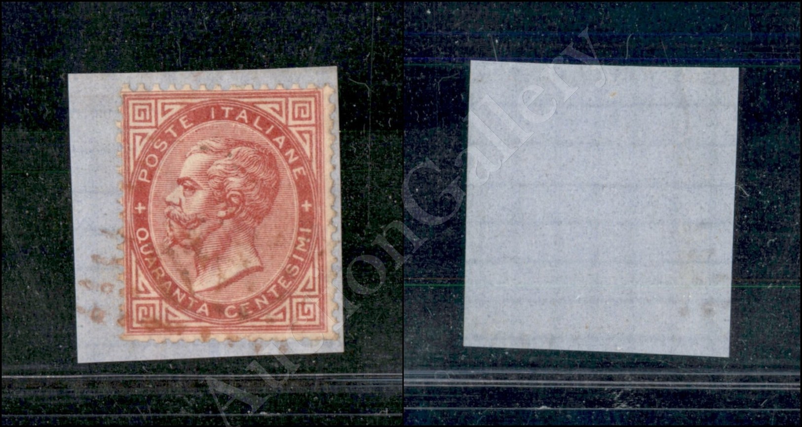 2240 Punti Piccoli Di Marsiglia (rosso - Pt. R1) - 40 Cent Rosa Carminio (L20) Su Frammento (3.000) - Autres & Non Classés