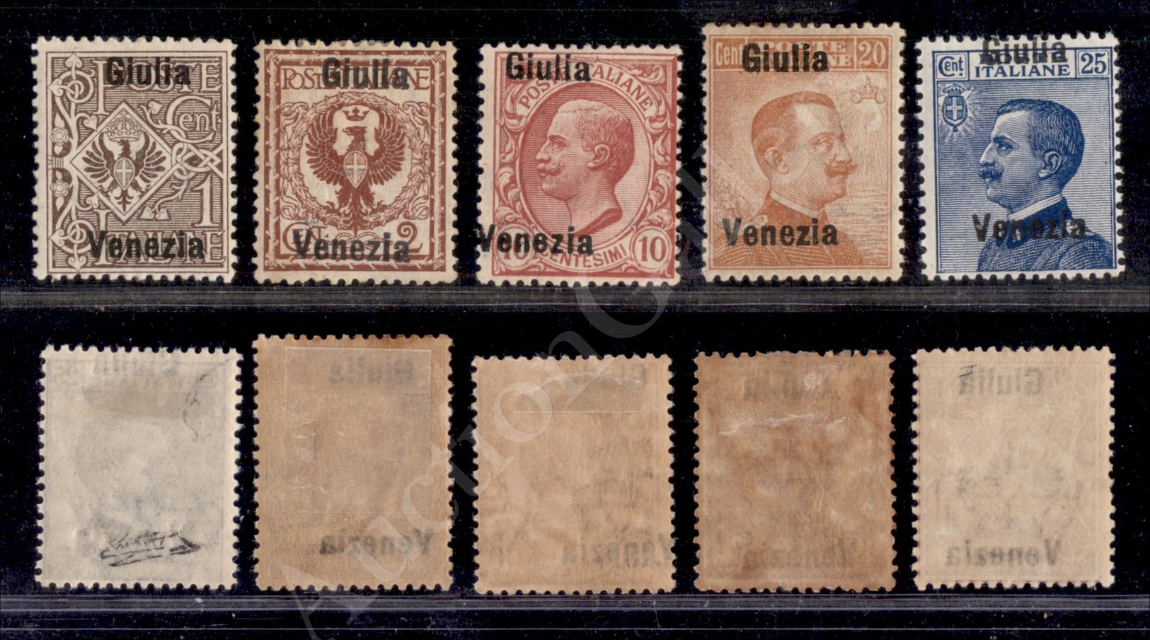 1918/1919 - Giulia Venezia (19d/20d+22d/24d) - 5 Valori - Nuovi Con Gomma (420) - Autres & Non Classés