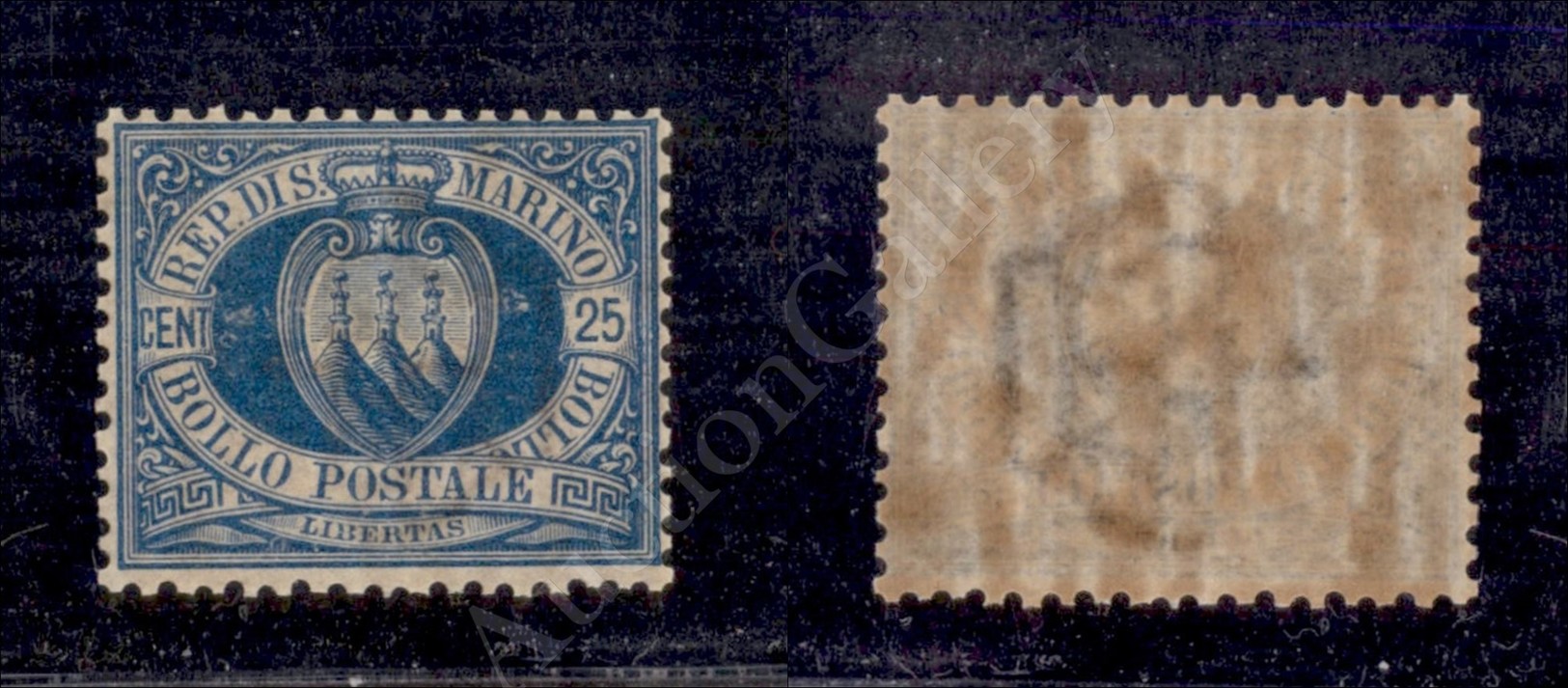 1894/1899 - 25 Cent Azzurro (30) - Gomma Integra - Ottima Centratura - Lombardo-Vénétie