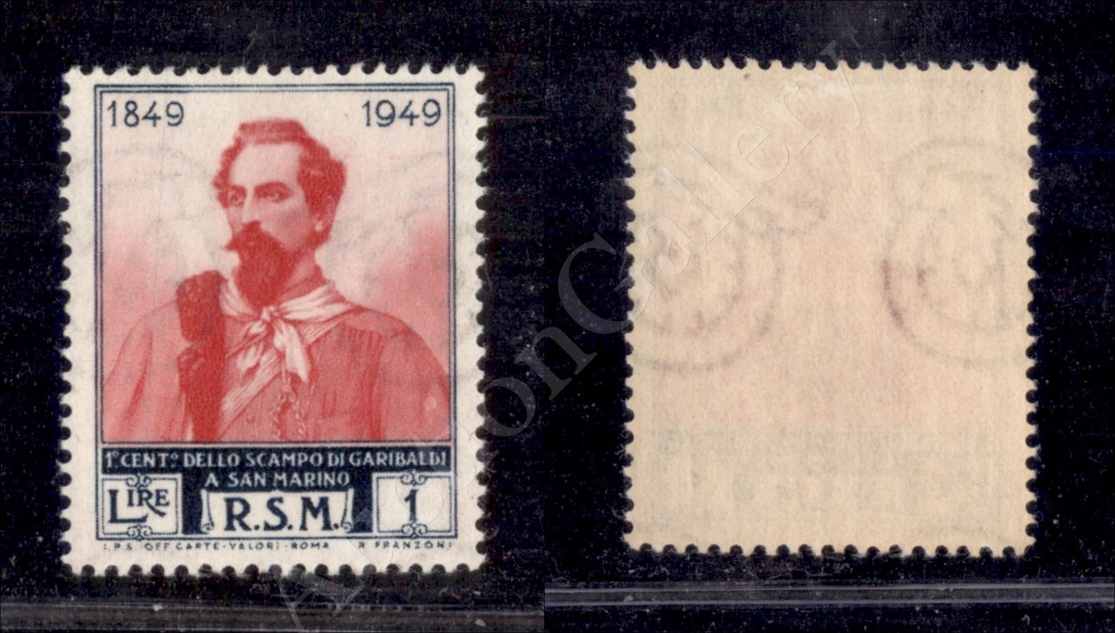 1952 - 1 Lira Garibaldi (358/I) Con Filigrana Corona III Tipo - Nuovo Con Gomma (350) - Lombardo-Vénétie