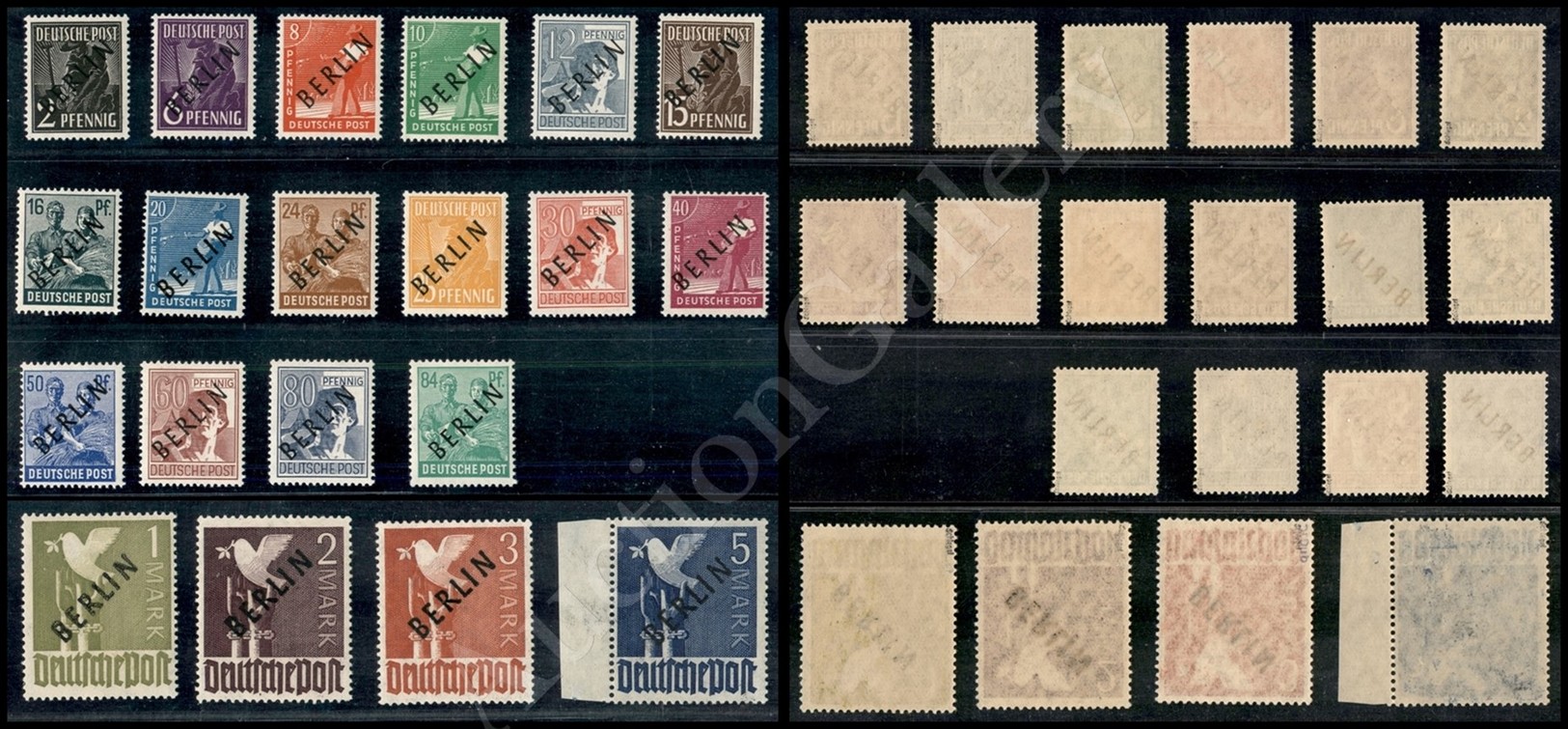 Berlino Ovest - 1948 - Zona A.I.S. (Mich.1/20) Serie Completa Di 20 Valori - Gomma Integra (360) - Autres & Non Classés