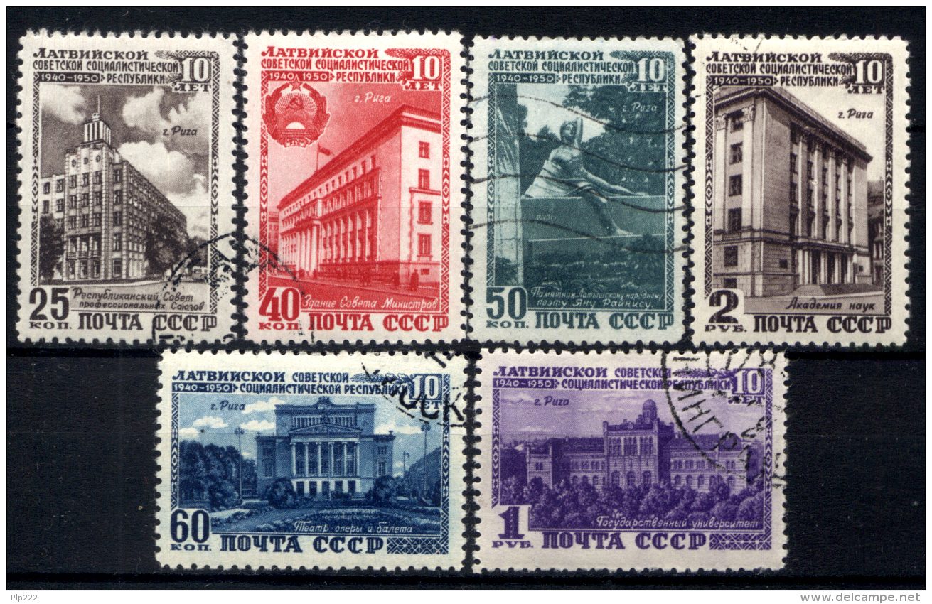 Russia 1950 Unif. 1477/82 Usati/Used VF - Gebraucht