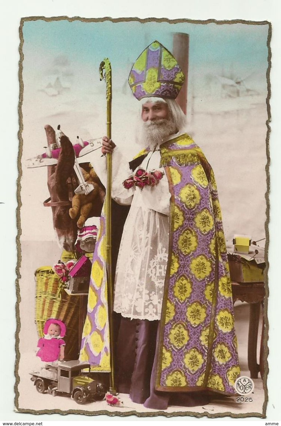 Vintage Postcard  *   St. Nicolas  ( Jouets - Poupée) - Sinterklaas