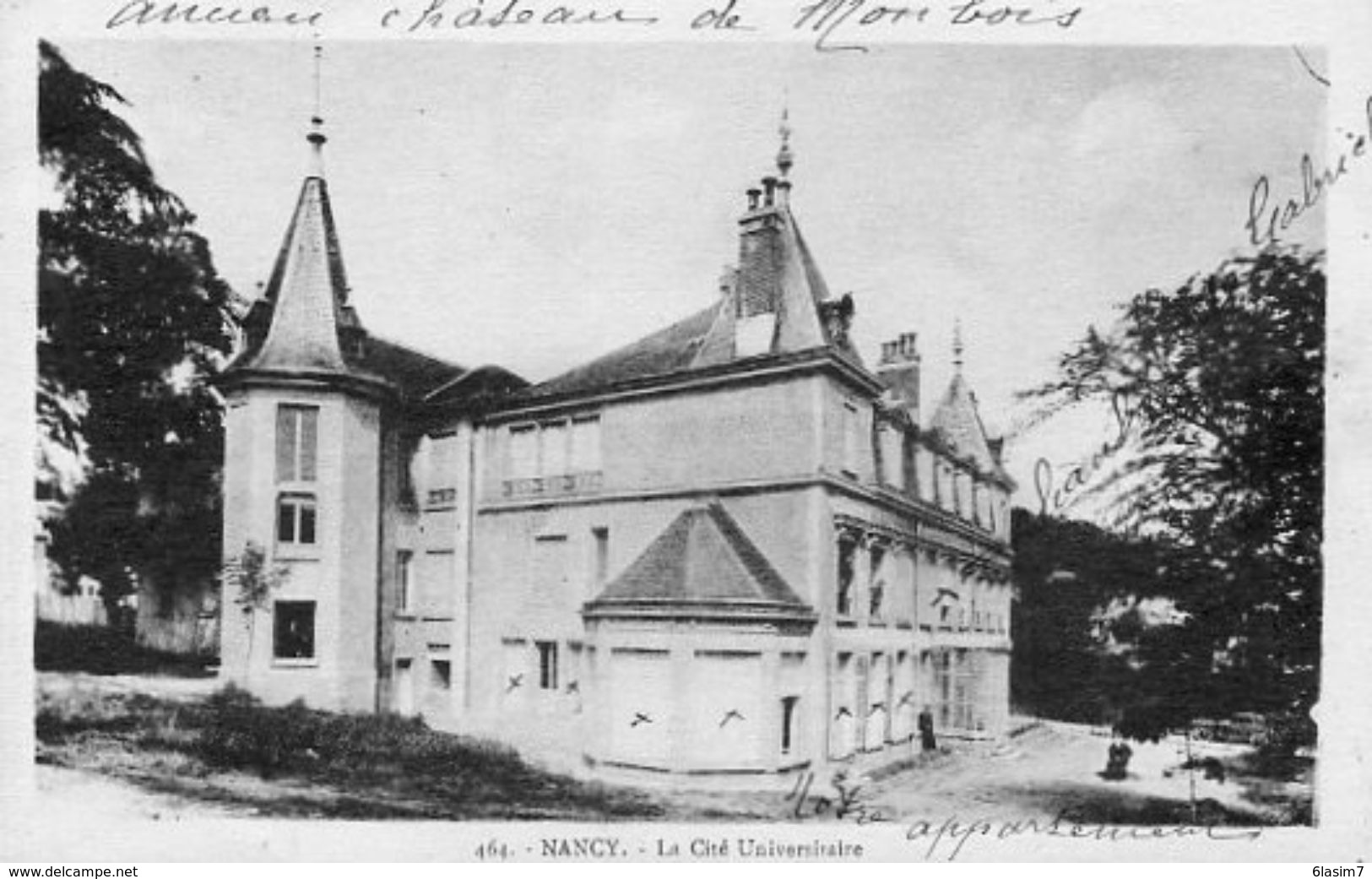 CPA - NANCY (54) - Aspect De La Cité Universitaire, Ancien Château De Monbois Dans Les Années 20 / 30 - Nancy