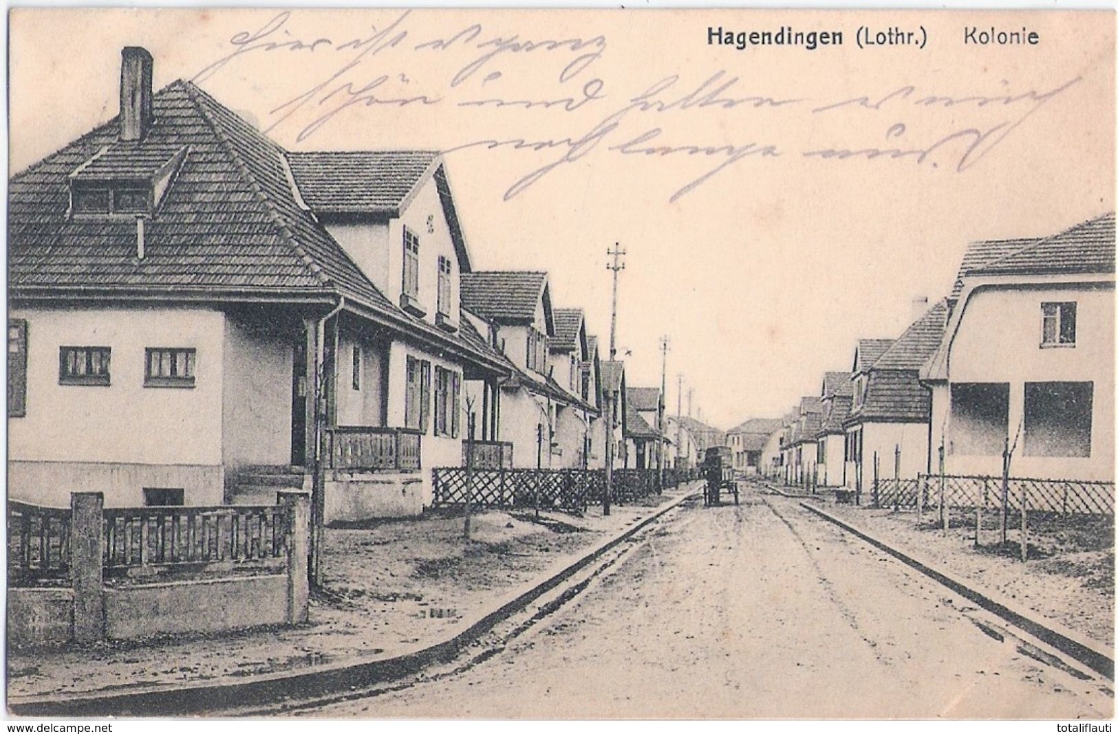 HAGENDINGEN Lothringen Kolonie Hagondange Lorraine Moselle Grand Est Metz 16.5.1916 Gelaufen - Hagondange