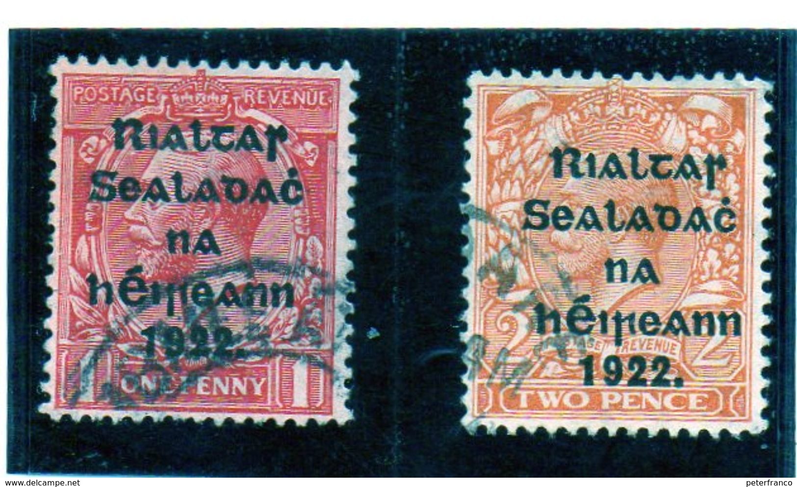 B - 1922  Irlanda - Francobolli Di Gran Bretagna Soprastampati - Gebraucht