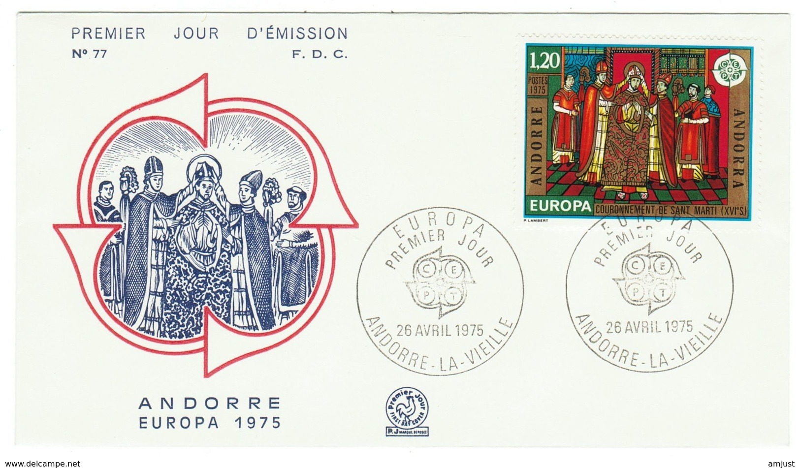 Andorre // FDC // Europa 1975 - FDC