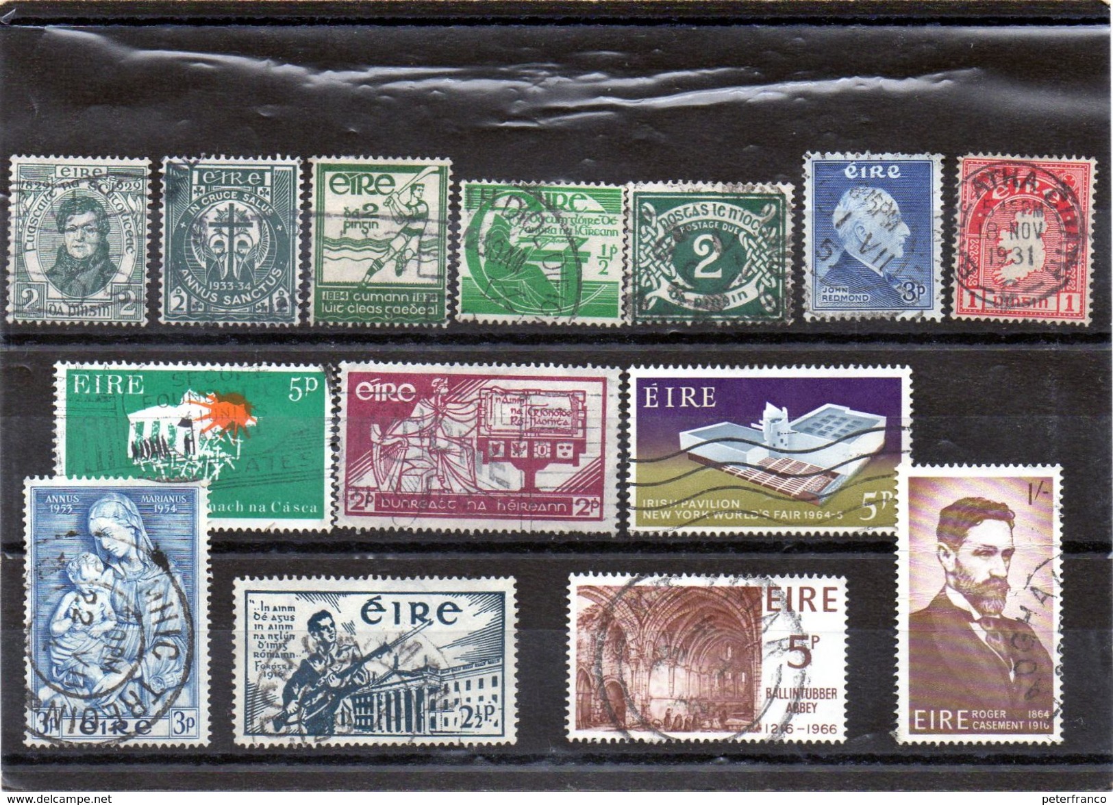 B - Irlanda - N. 14 Differenti Usati - Collections, Lots & Series