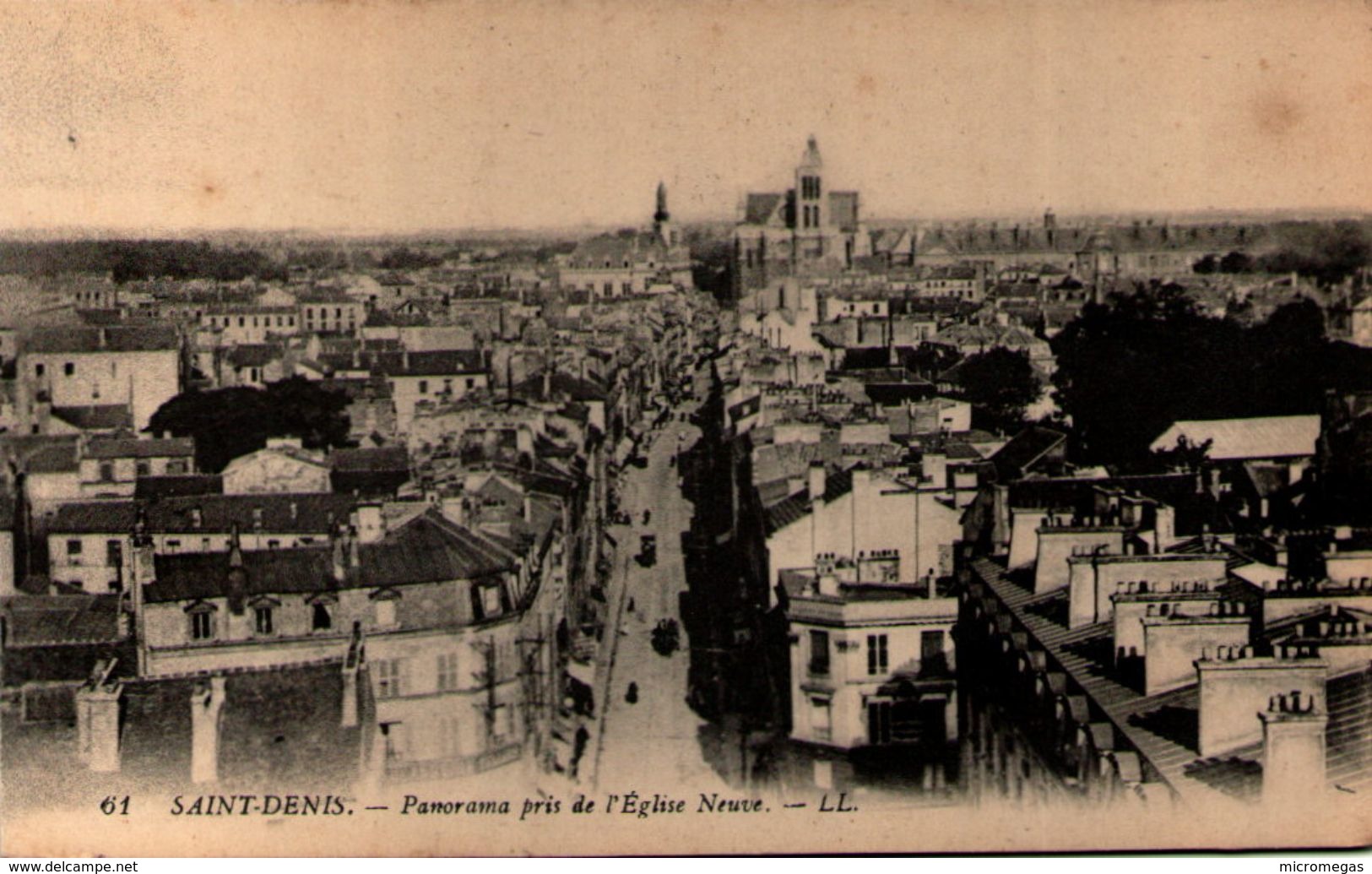 SAINT-DENIS - Panorama Pris De L'Eglise Neuve - Saint Denis