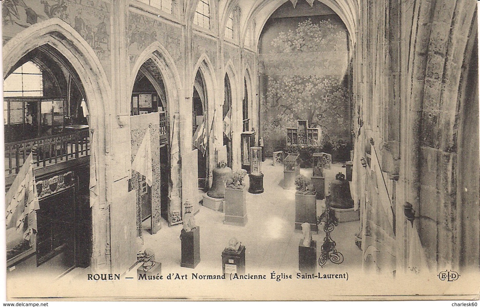 CPA Rouen Musée D'Art Normand Ancienne Église Saint Laurent ELD - Rouen