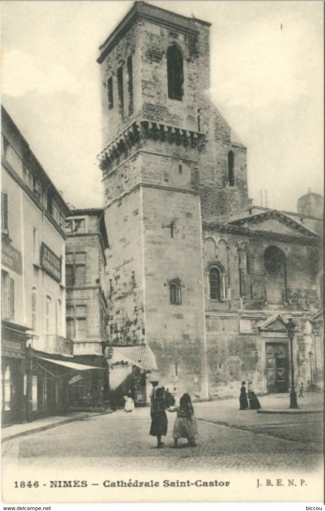 CPA NIMES 30 - Cathédrale Saint Castor - N° 1846 - J.B.E.N.P - Nîmes