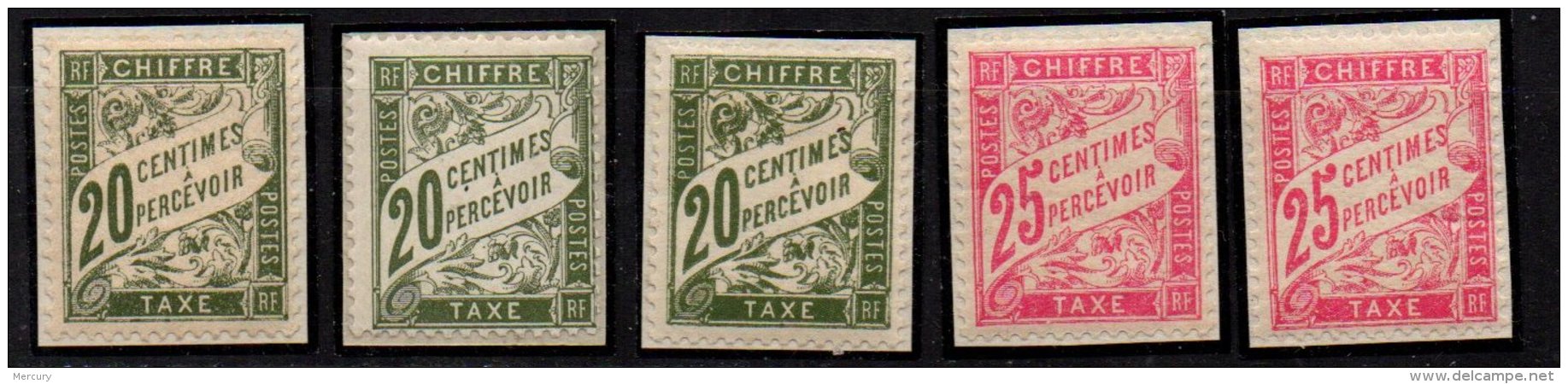 FRANCE - 20 Et 25 C. Duval Neufs - 1859-1959 Mint/hinged