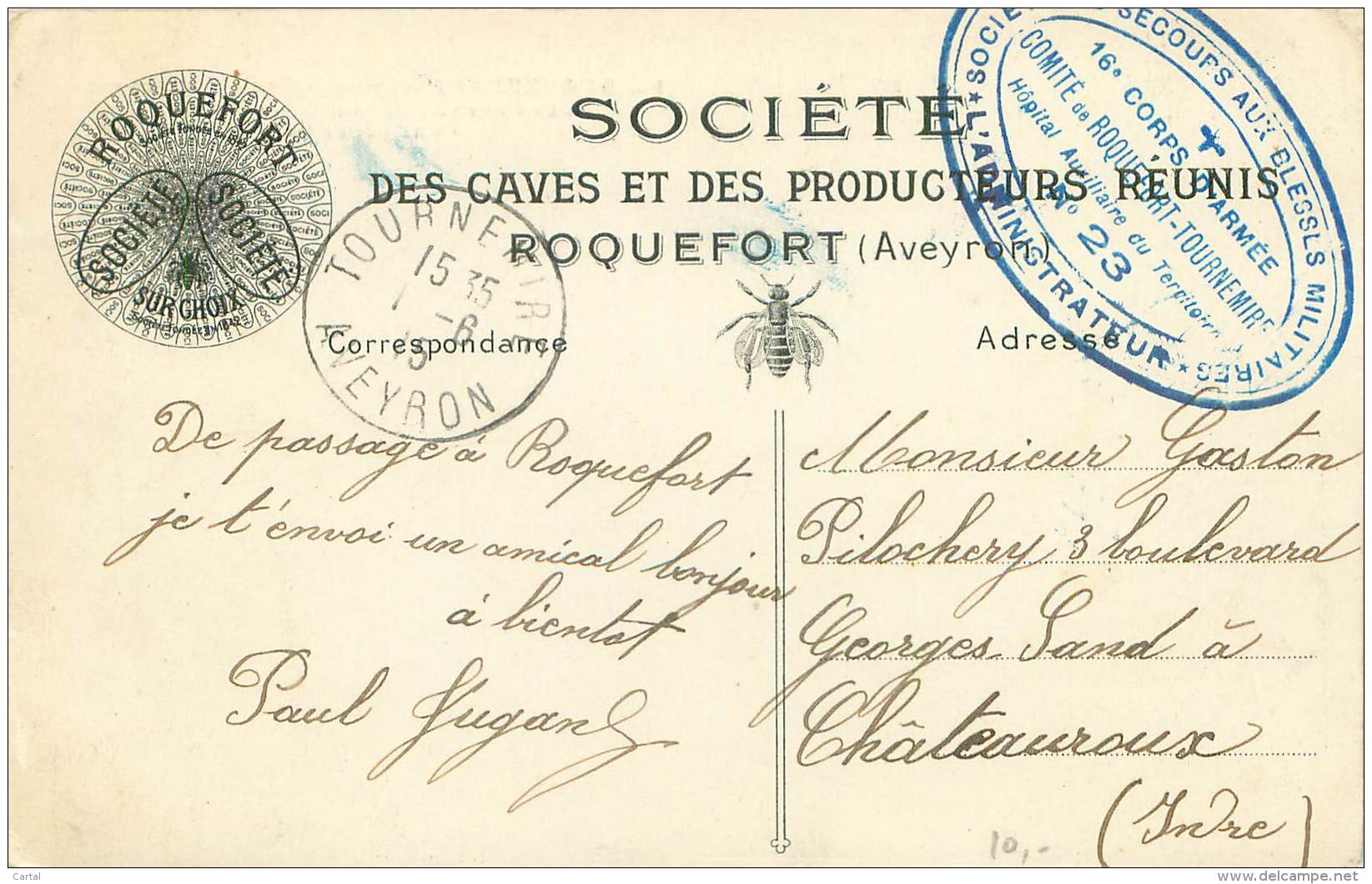 12 - ROQUEFORT - Société Anonyme Des Caves Et Producteurs Réunis - Vue Générale - Roquefort