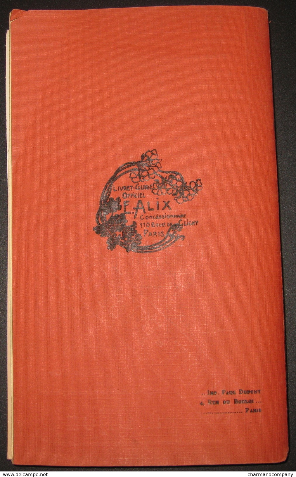 Eté 1903 - Livret-Guide Officiel - Chemins de Fer d'Orléans - Touraine/Auvergne/Bretagne/Pyrénées - 288 pages - 14 scans