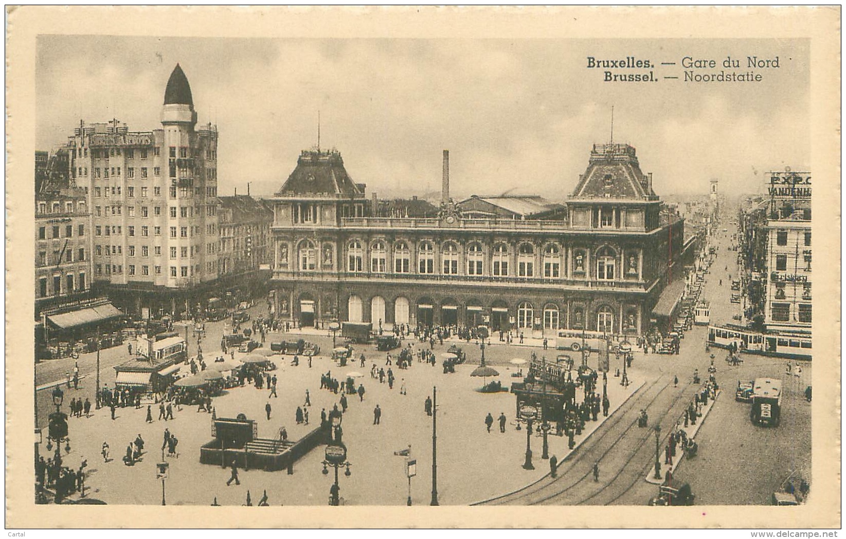 BRUXELLES - Gare Du Nord - Chemins De Fer, Gares