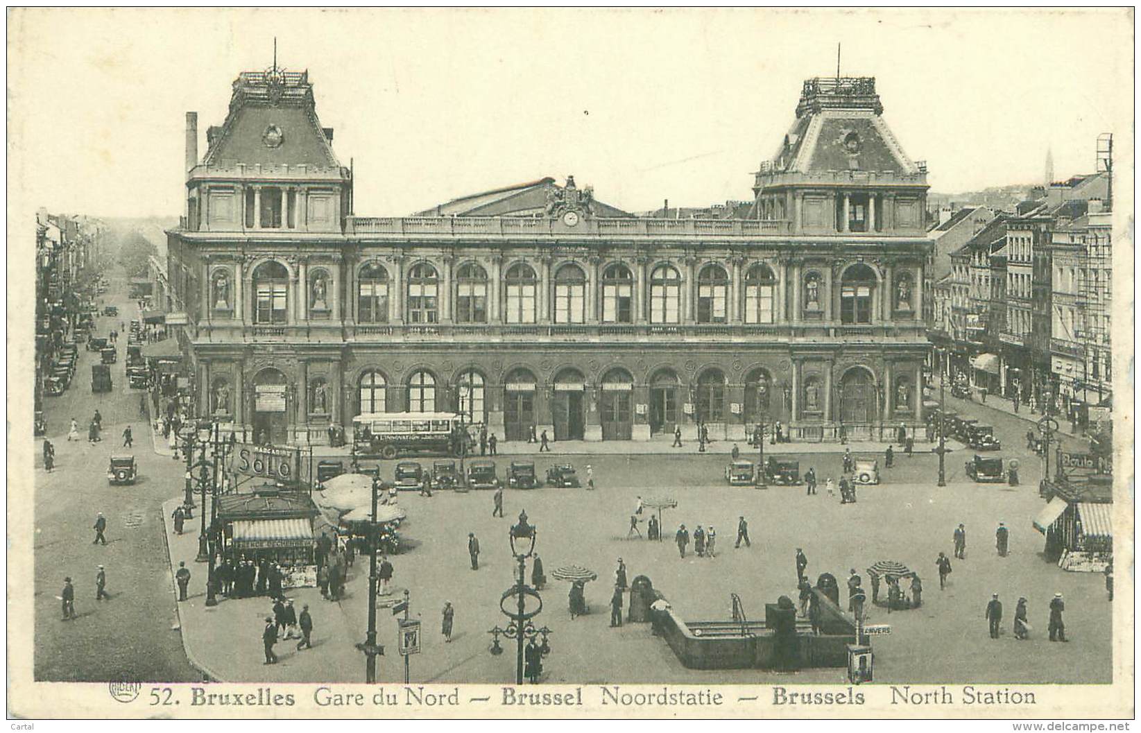 BRUXELLES - Gare Du Nord - Chemins De Fer, Gares