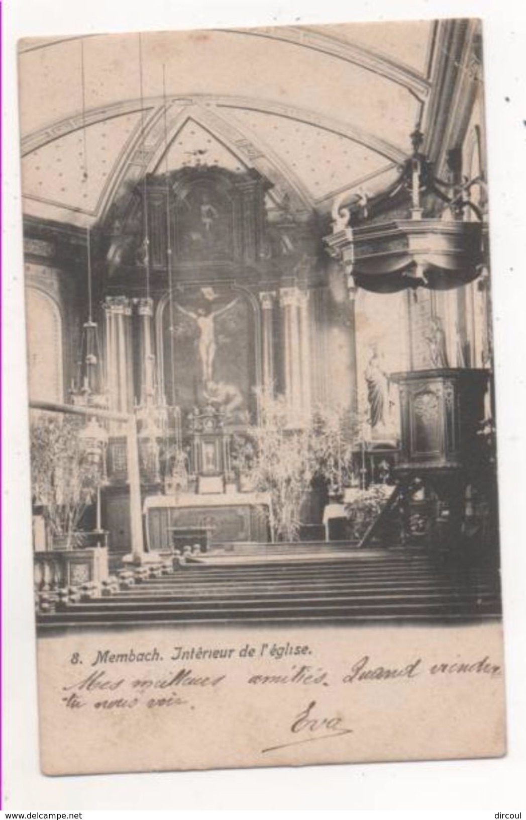 36352  -  Membach  Intérieur De  L'église   N°  8 - Baelen