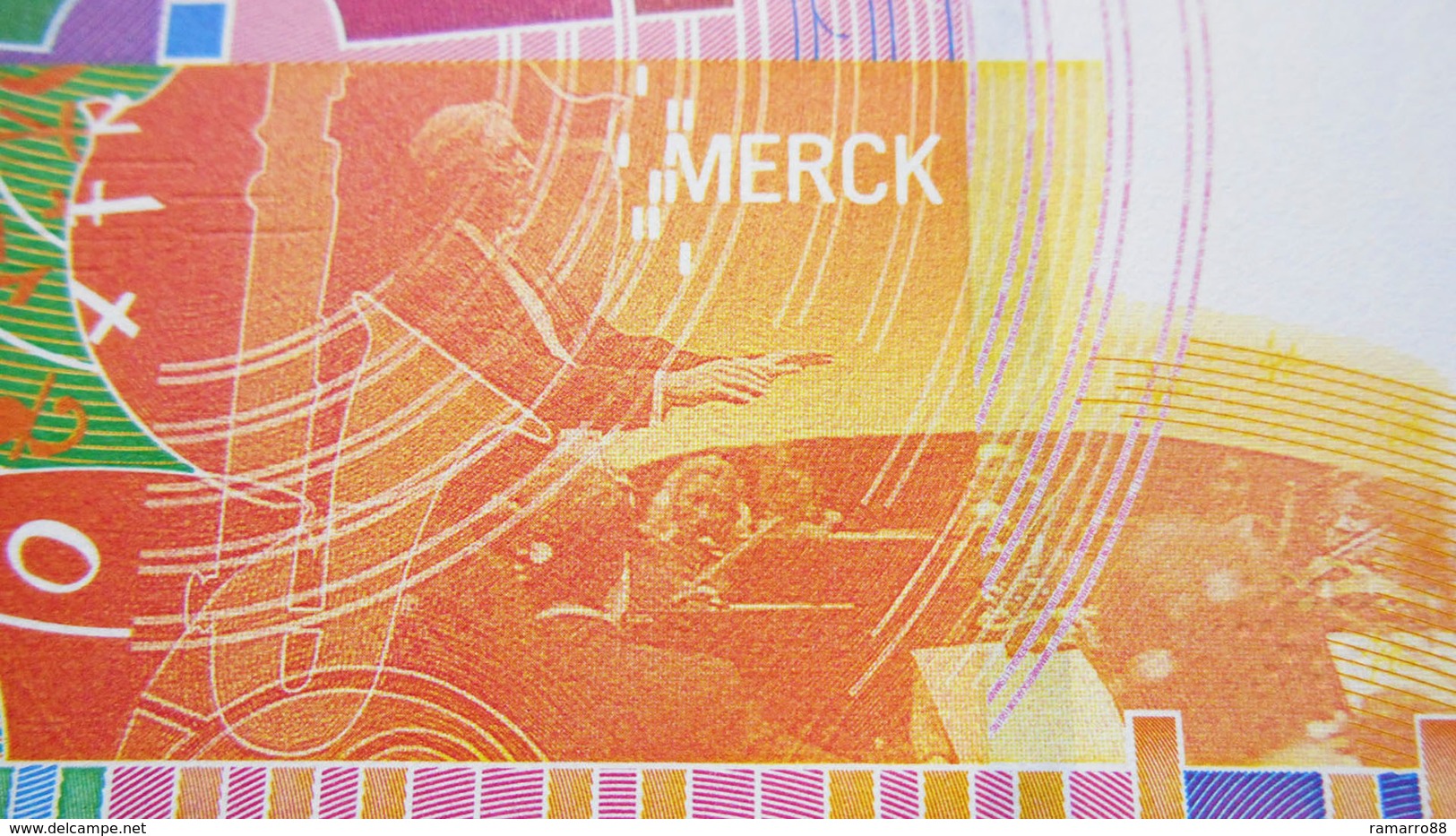 JEZ / Arjowiggins / Merck / GSI Beethoven Specimen Test Note 2012 in folder UNC