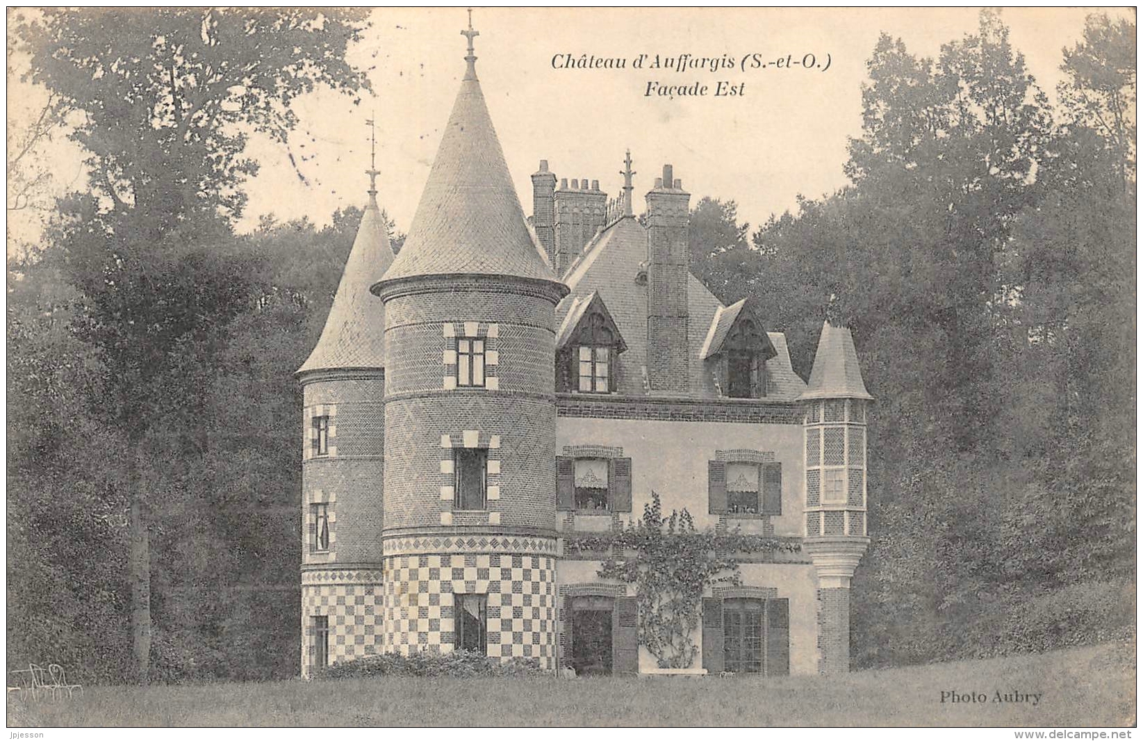 YVELINES  78  AUFFARGIS  CHATEAU  FACADE EST - Auffargis