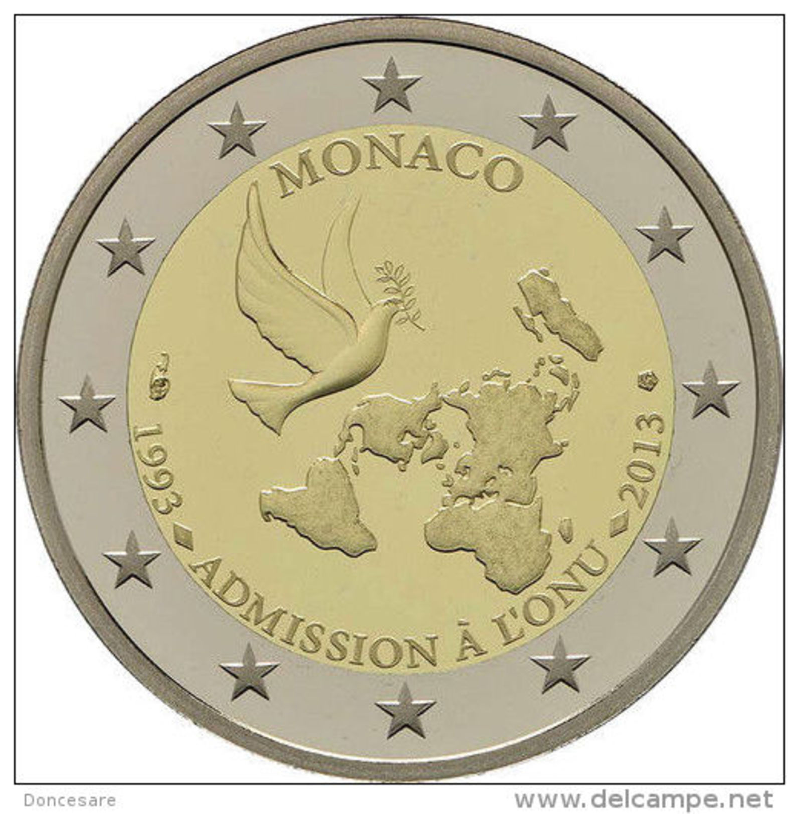 ** RARE 2 EUROS COMMEMORATIVE MONACO 2013 NEUVE  ** - Monaco