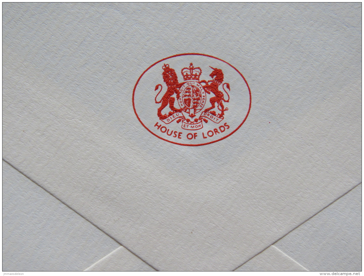 Great Britain 1994 Military Cover From House Of Lords To U.K. - Machin - Brieven En Documenten