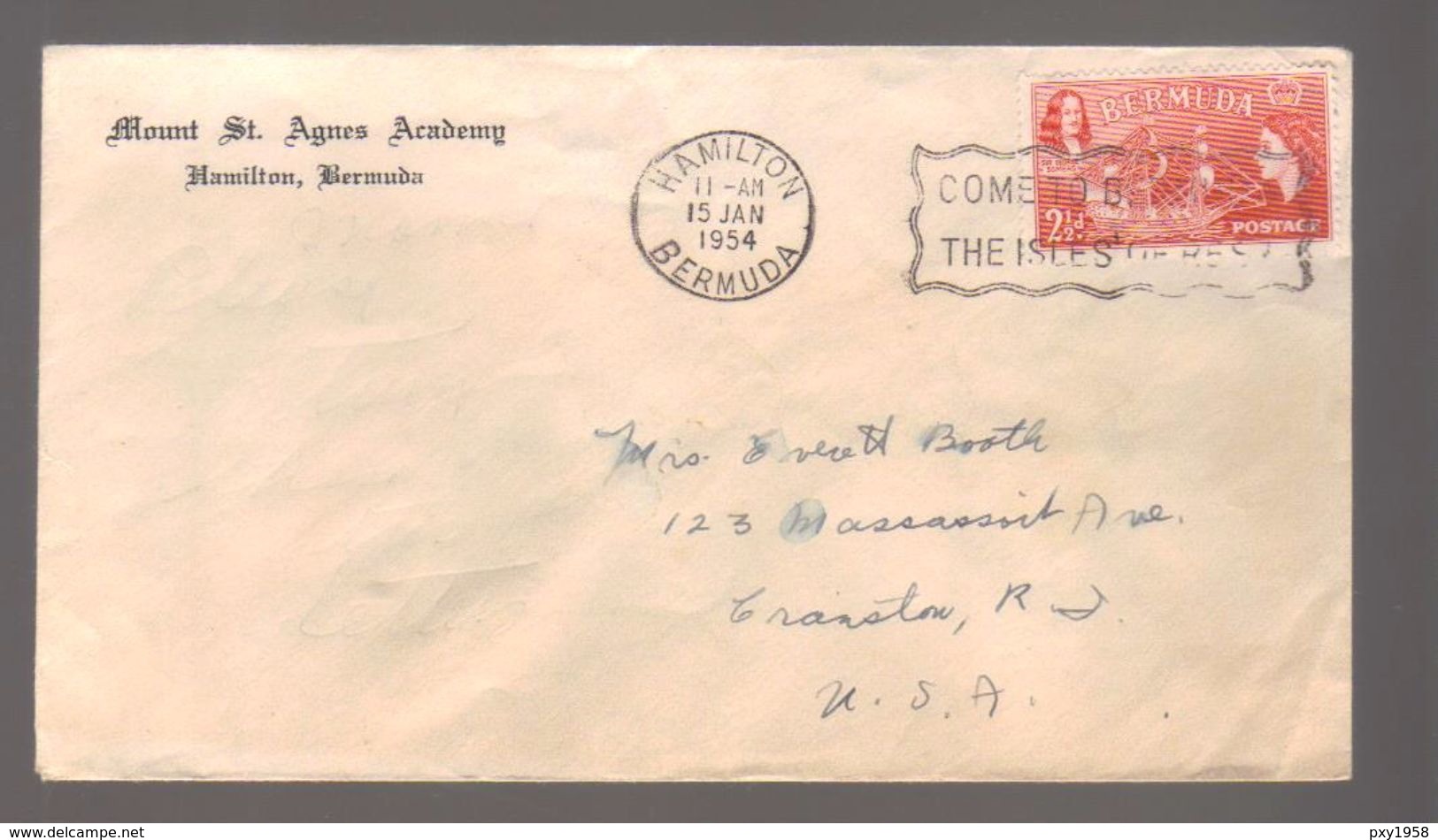 7326- Bermuda , British Colonies, Cover To USA - Other & Unclassified