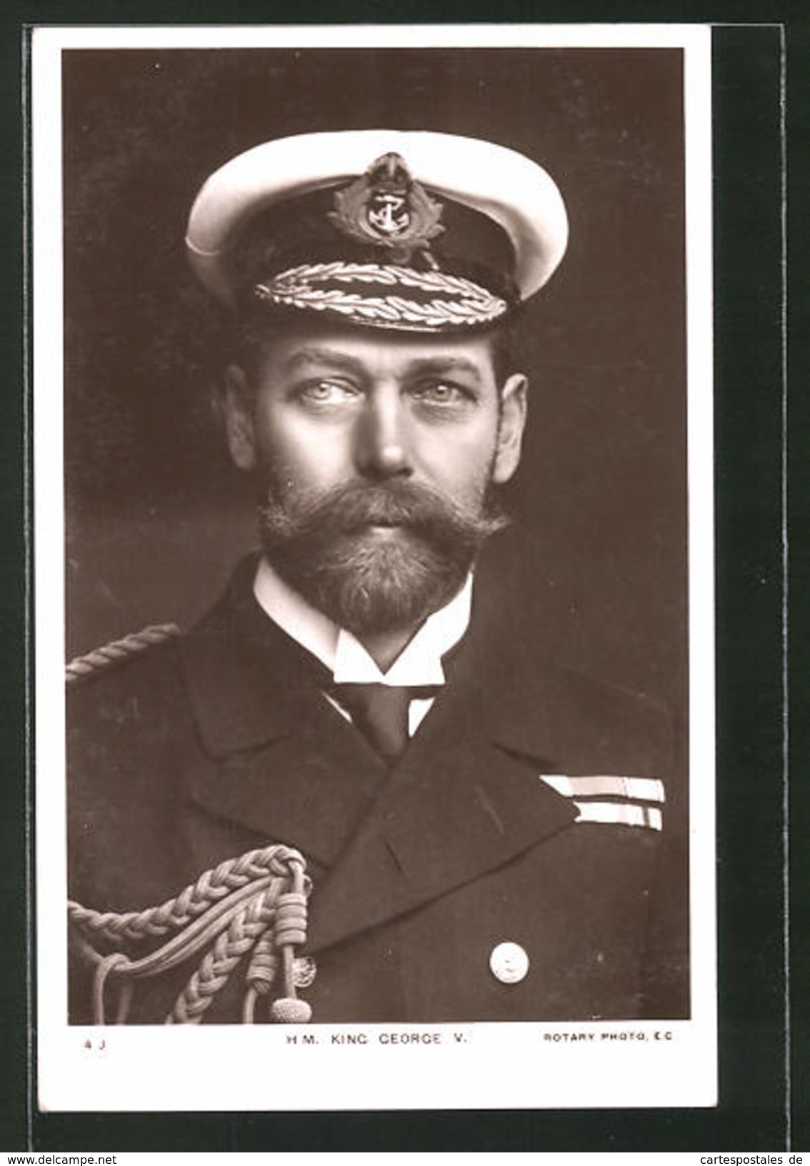 Pc King George V., Portrait In Marineuniform - Royal Families