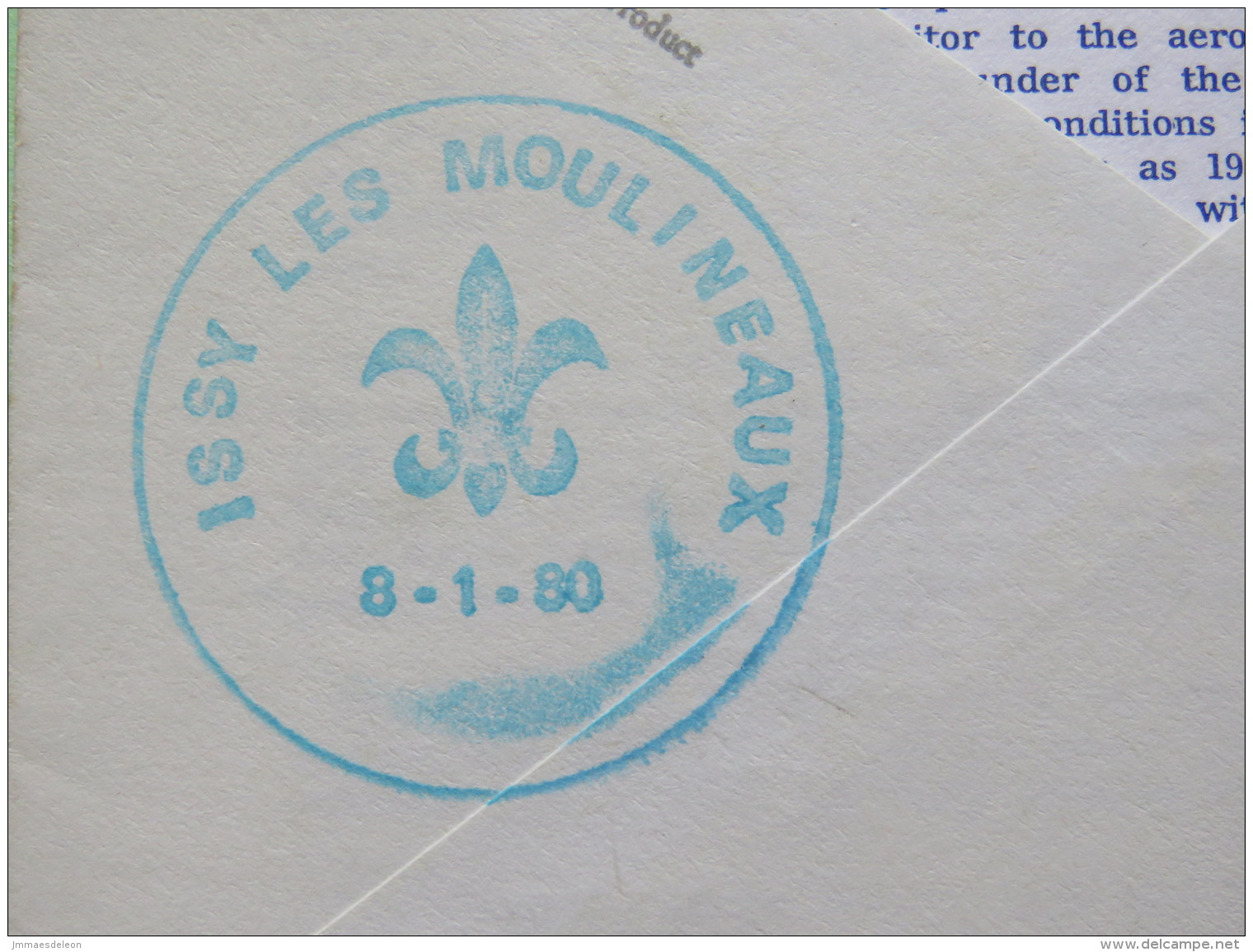 Great Britain 1980 Signed Military Special Cover From London - Paris (Issy Les Moulineaux) To London U.K. - Helicopter - - Covers & Documents