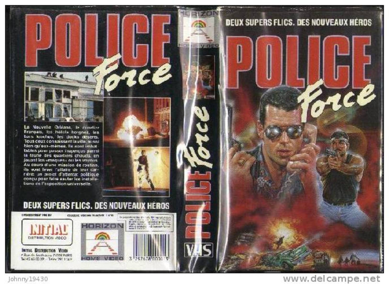 VHS  POLICE FORCE - - Action, Aventure