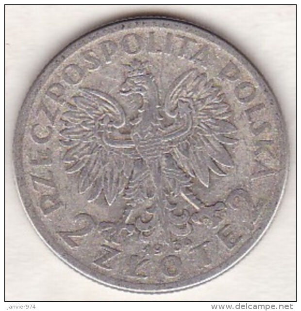 POLOGNE  . 2 ZLOTE 1934. ARGENT - Poland